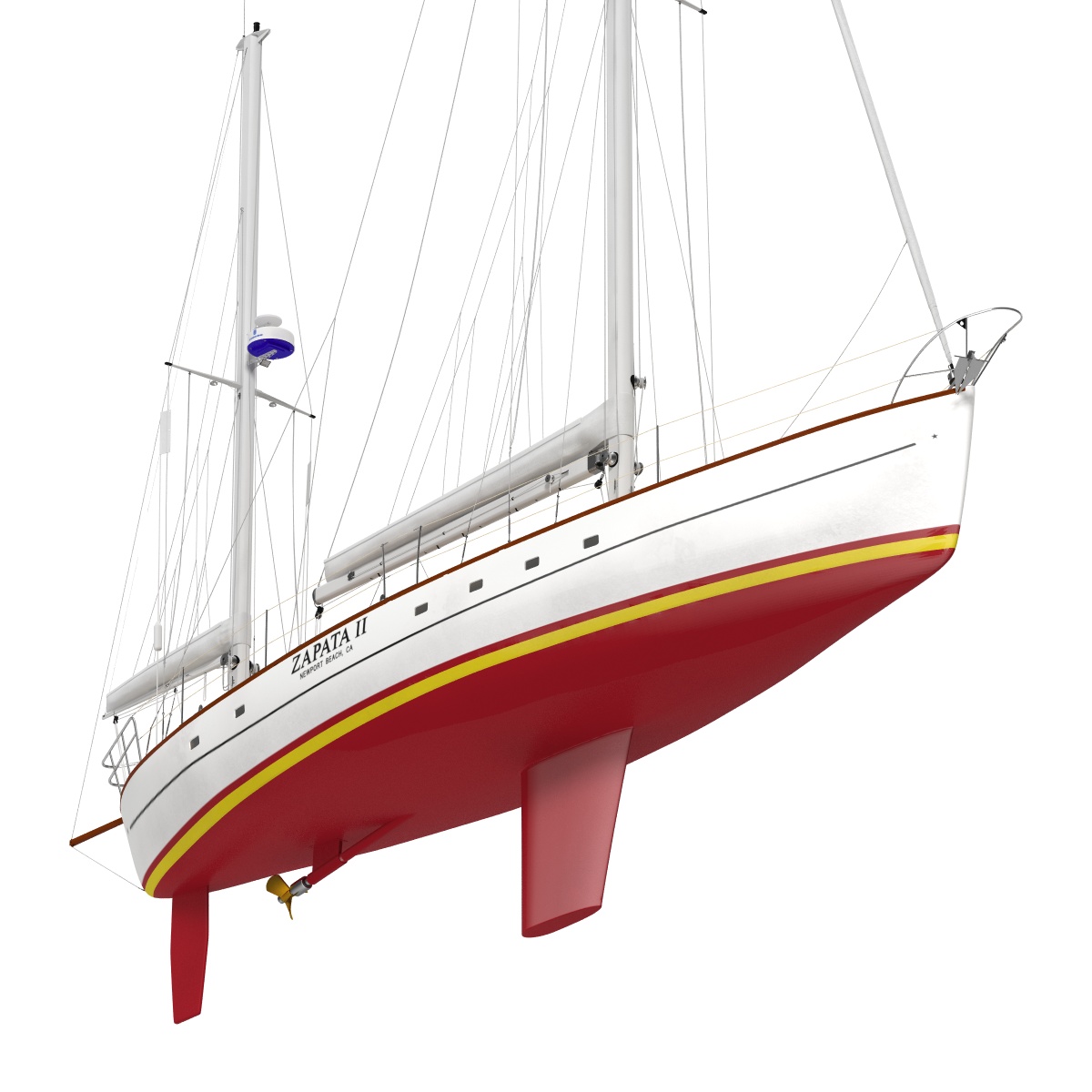 3D model Sailing Yacht 2