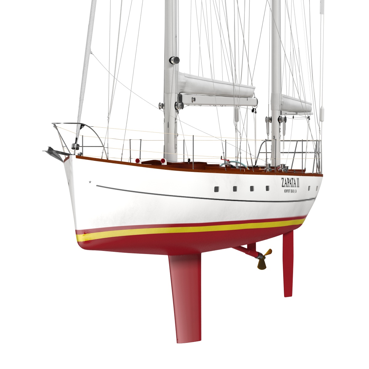 3D model Sailing Yacht 2