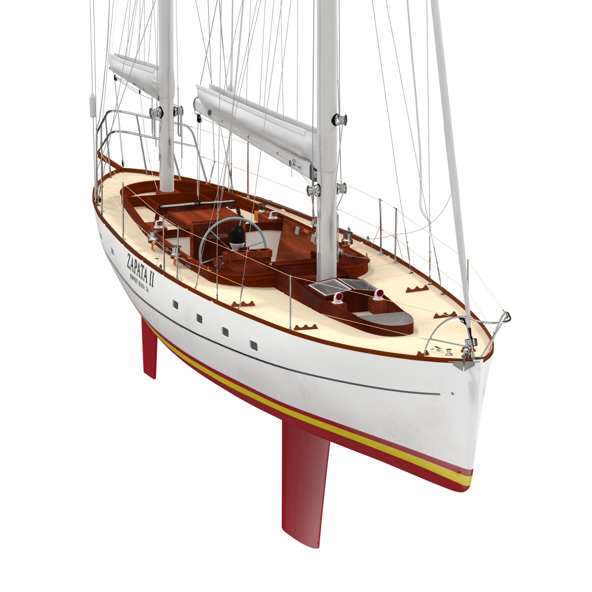 3D model Sailing Yacht 2