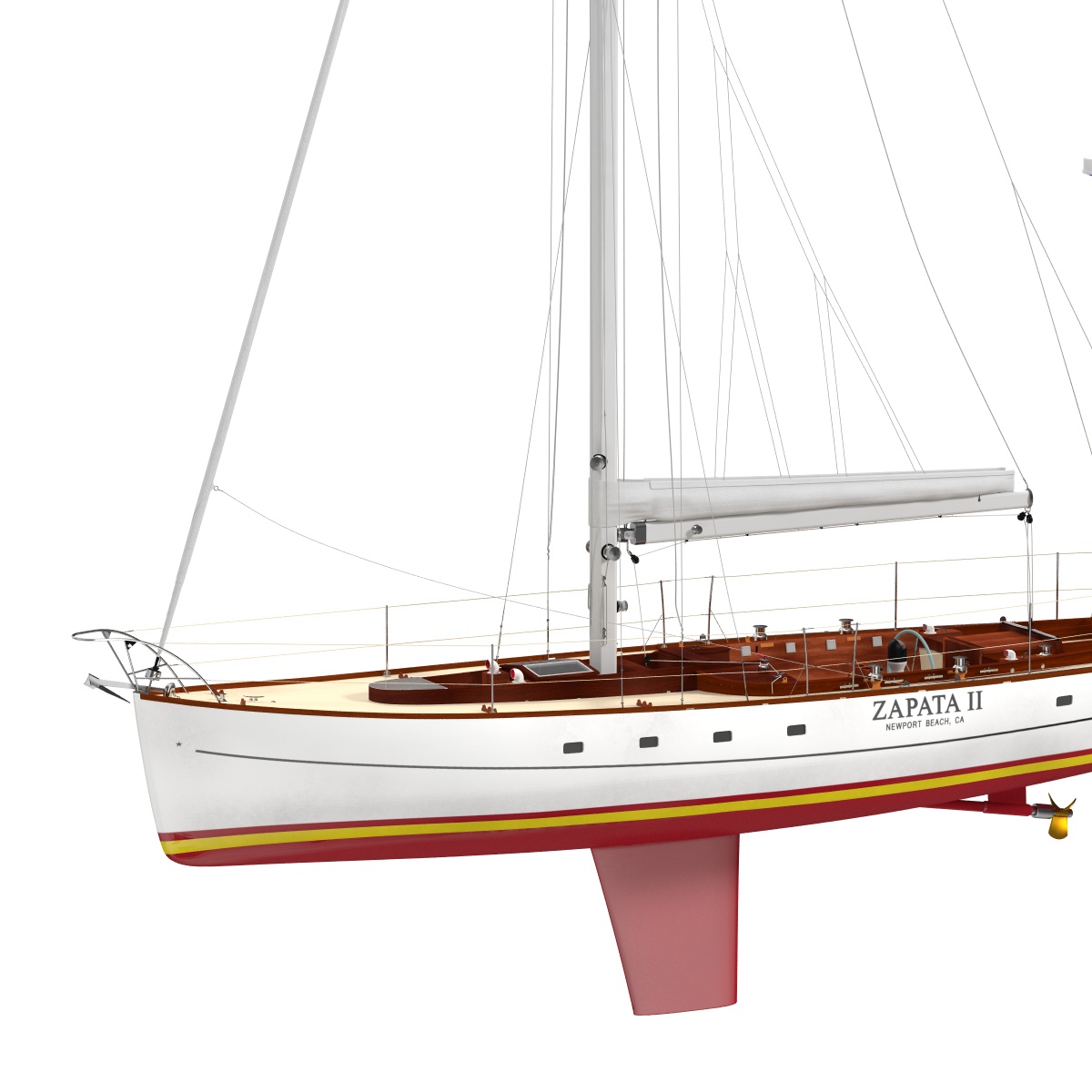 3D model Sailing Yacht 2