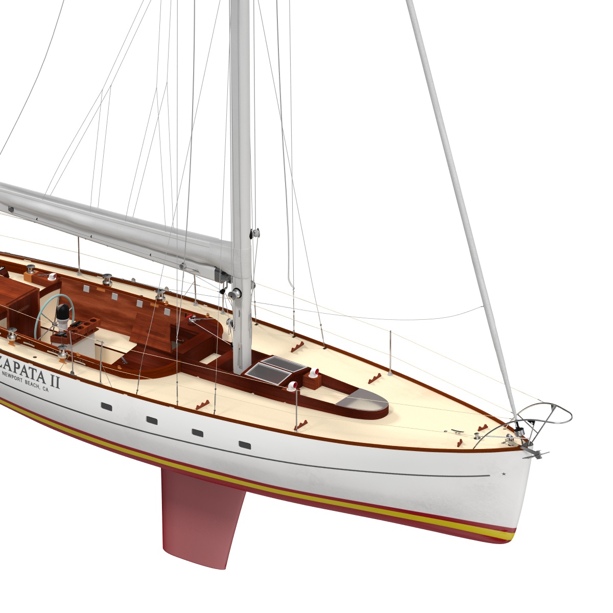 3D model Sailing Yacht 2