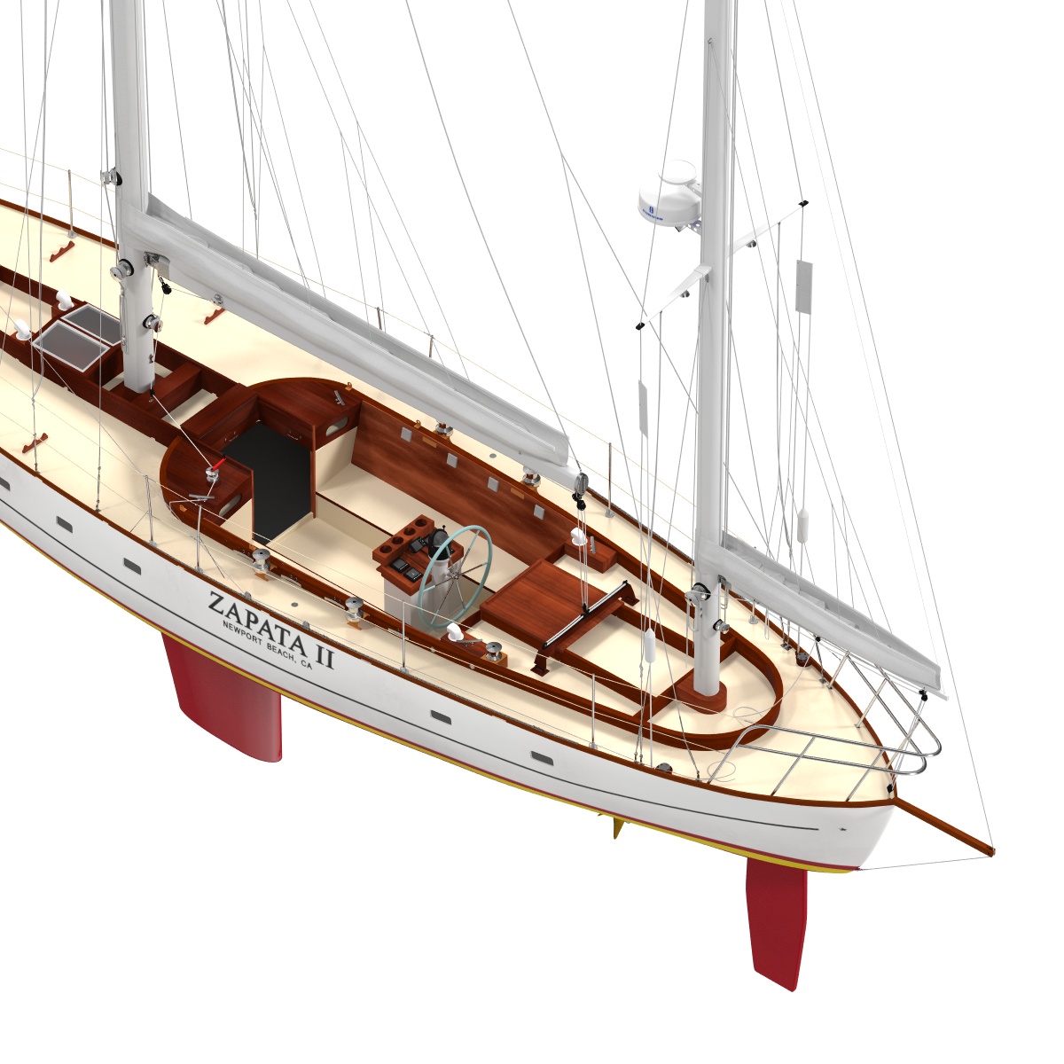 3D model Sailing Yacht 2