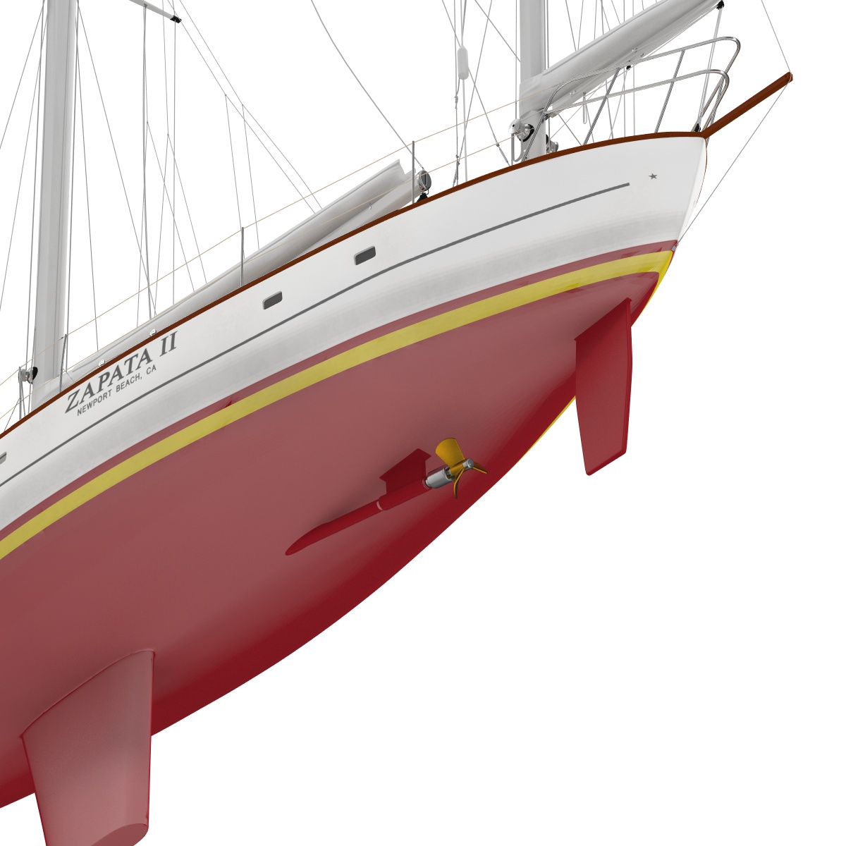 3D model Sailing Yacht 2