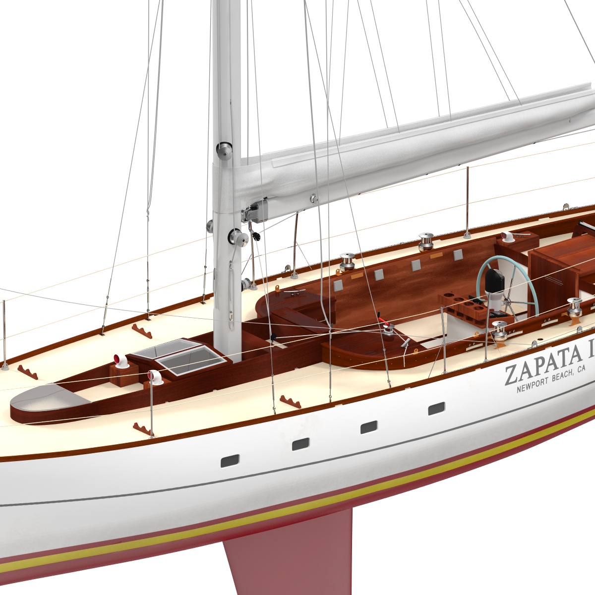 3D model Sailing Yacht 2