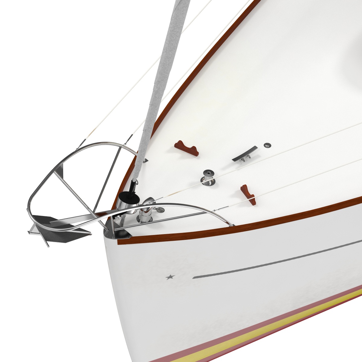 3D model Sailing Yacht 2