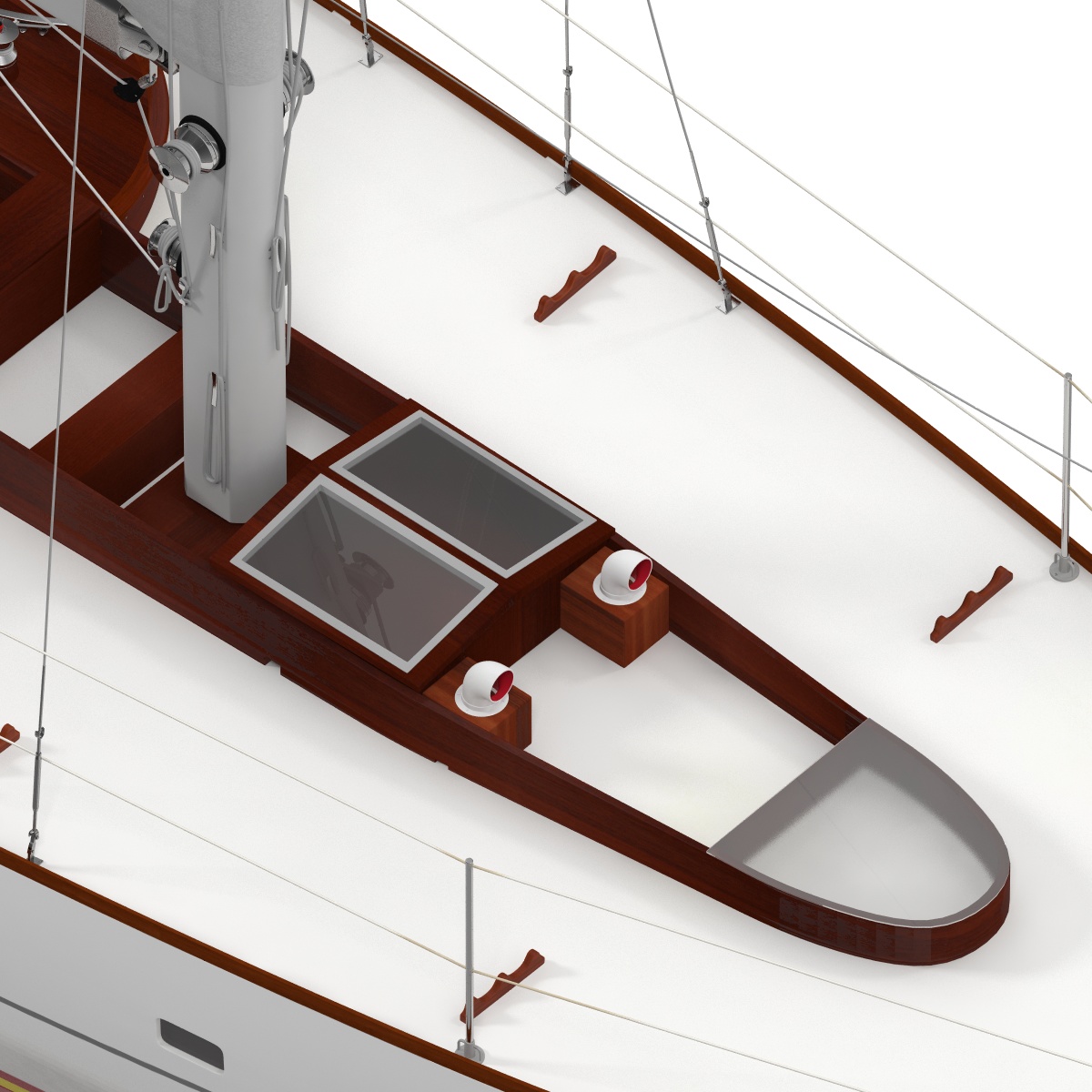 3D model Sailing Yacht 2