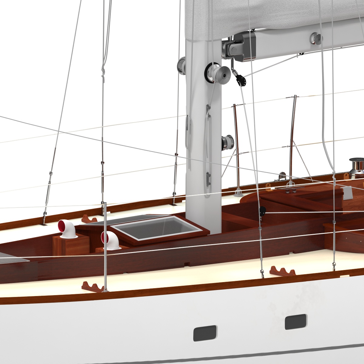 3D model Sailing Yacht 2