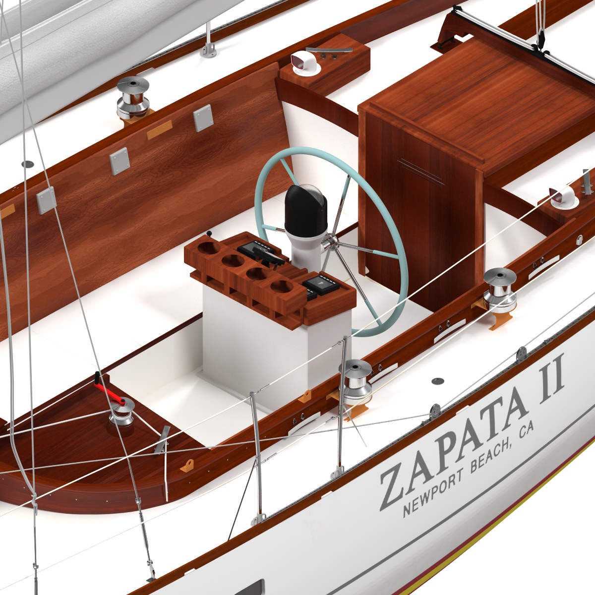 3D model Sailing Yacht 2