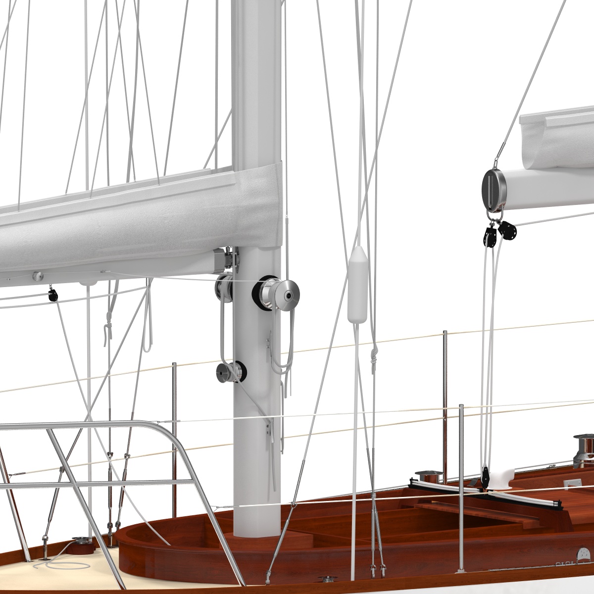 3D model Sailing Yacht 2