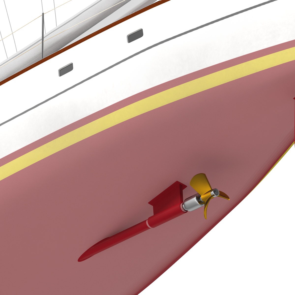 3D model Sailing Yacht 2