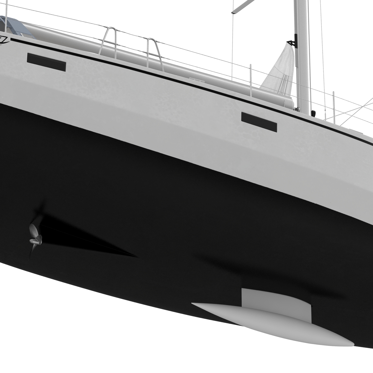 Offshore Sailing Yacht 3D