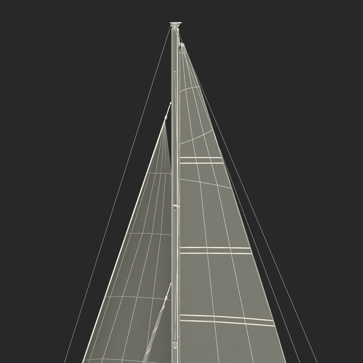 Offshore Sailing Yacht 2 3D model