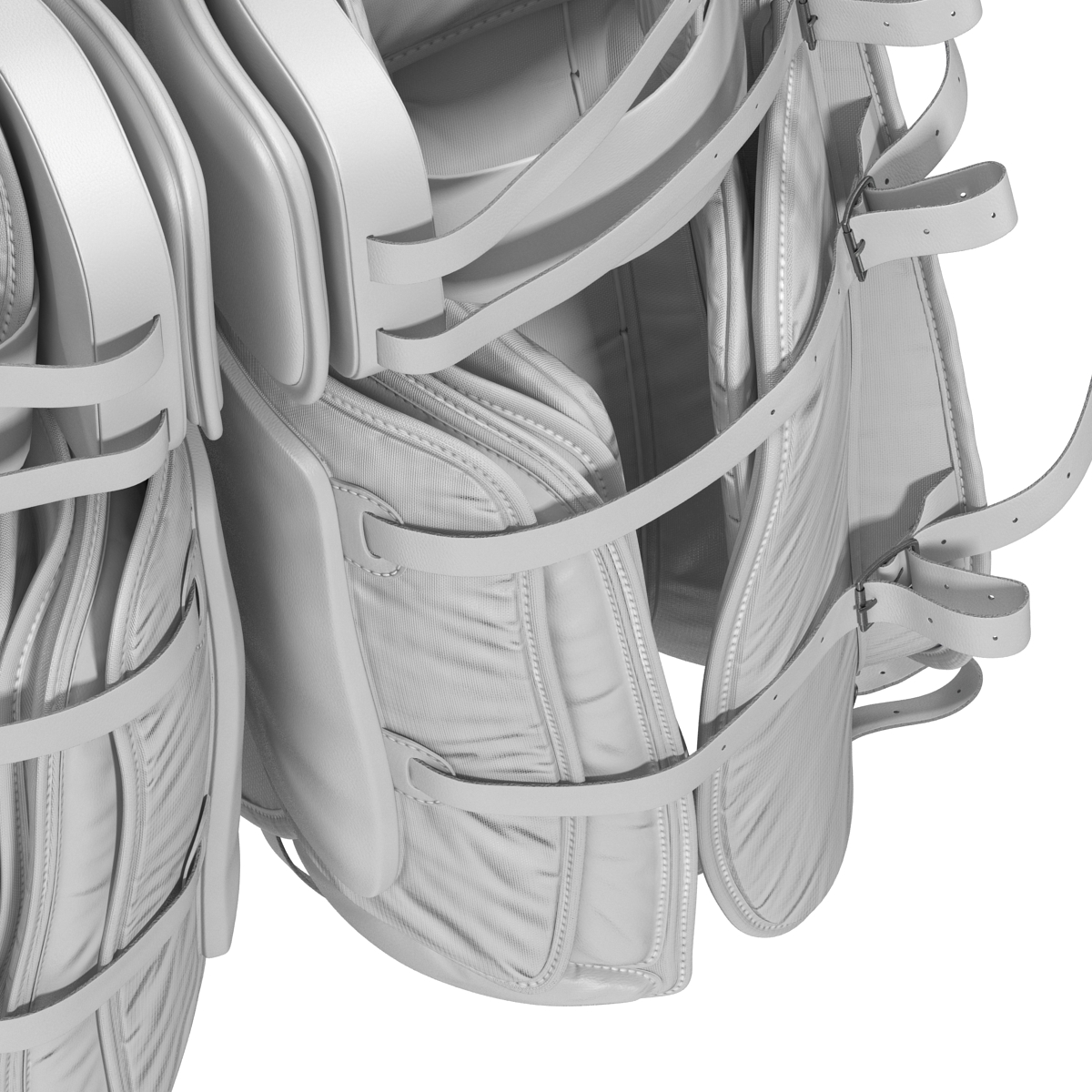 3D model Hockey Goalie Leg Pads Generic