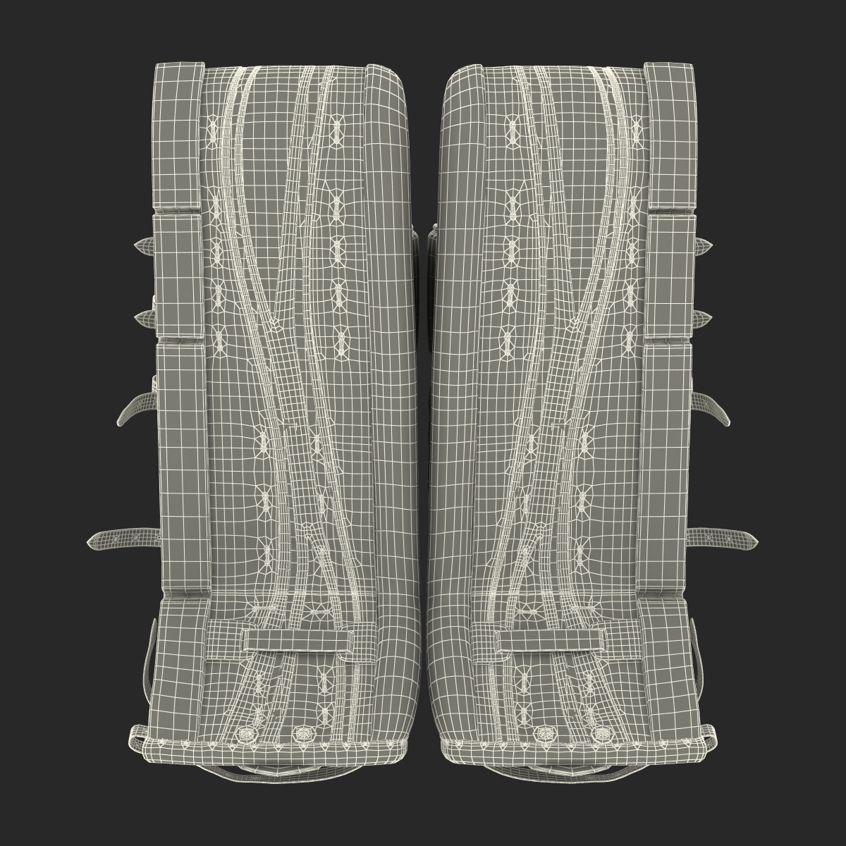 3D model Hockey Goalie Leg Pads Generic