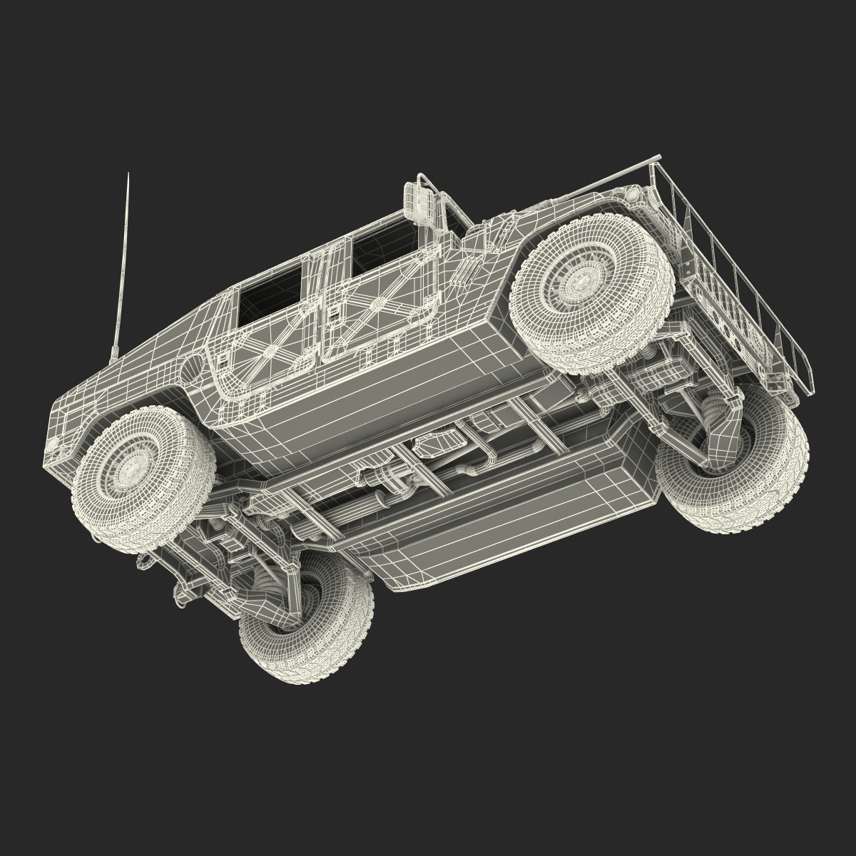 3D model Humvee