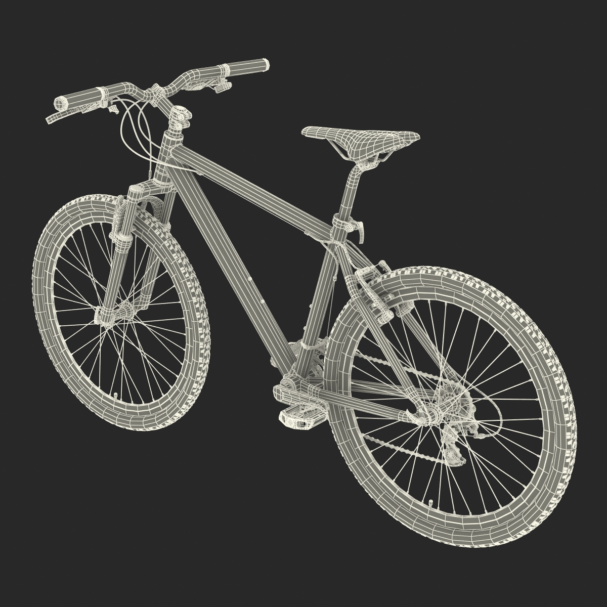 3D Mountain Bike Generic 2 model