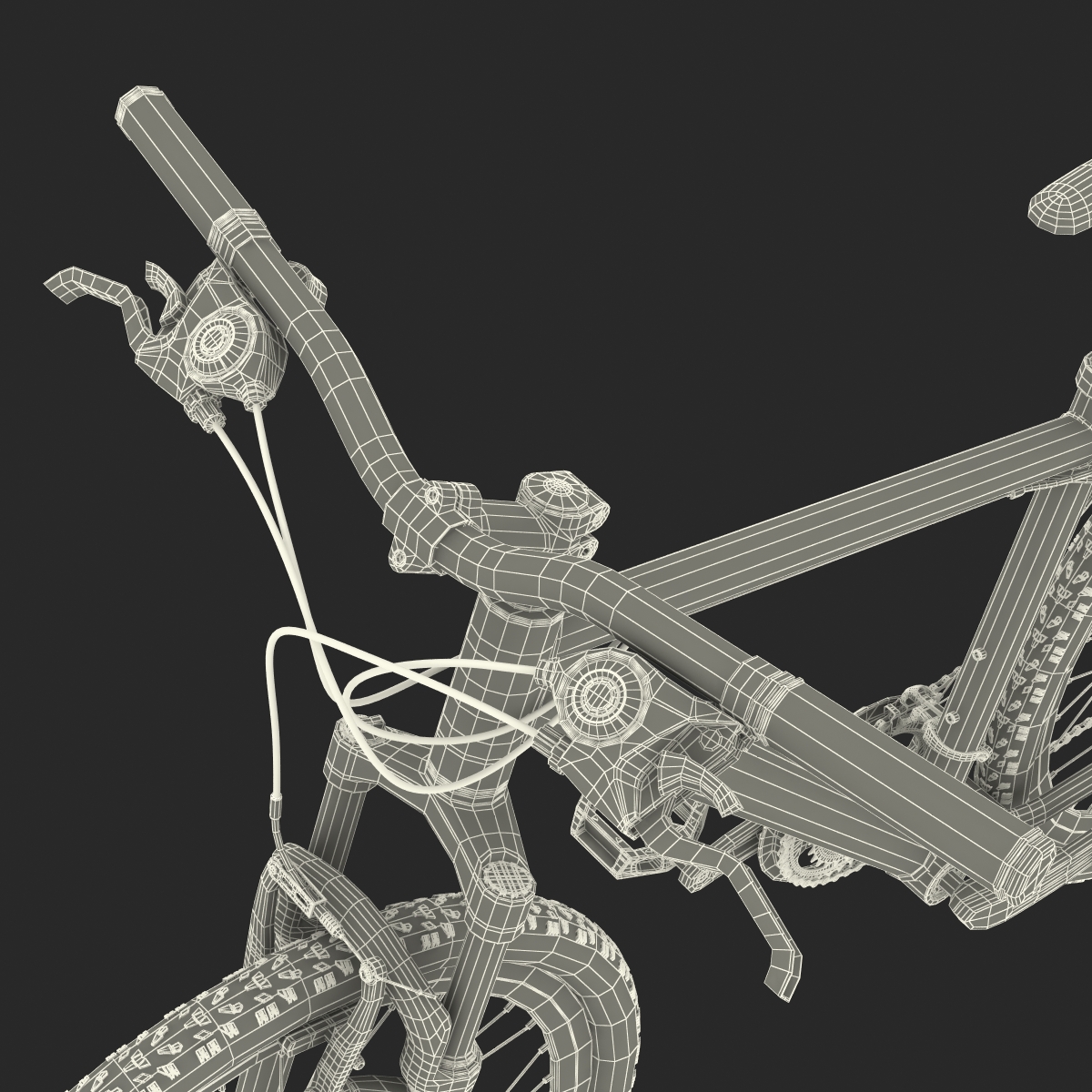 3D Mountain Bike Generic 2 model