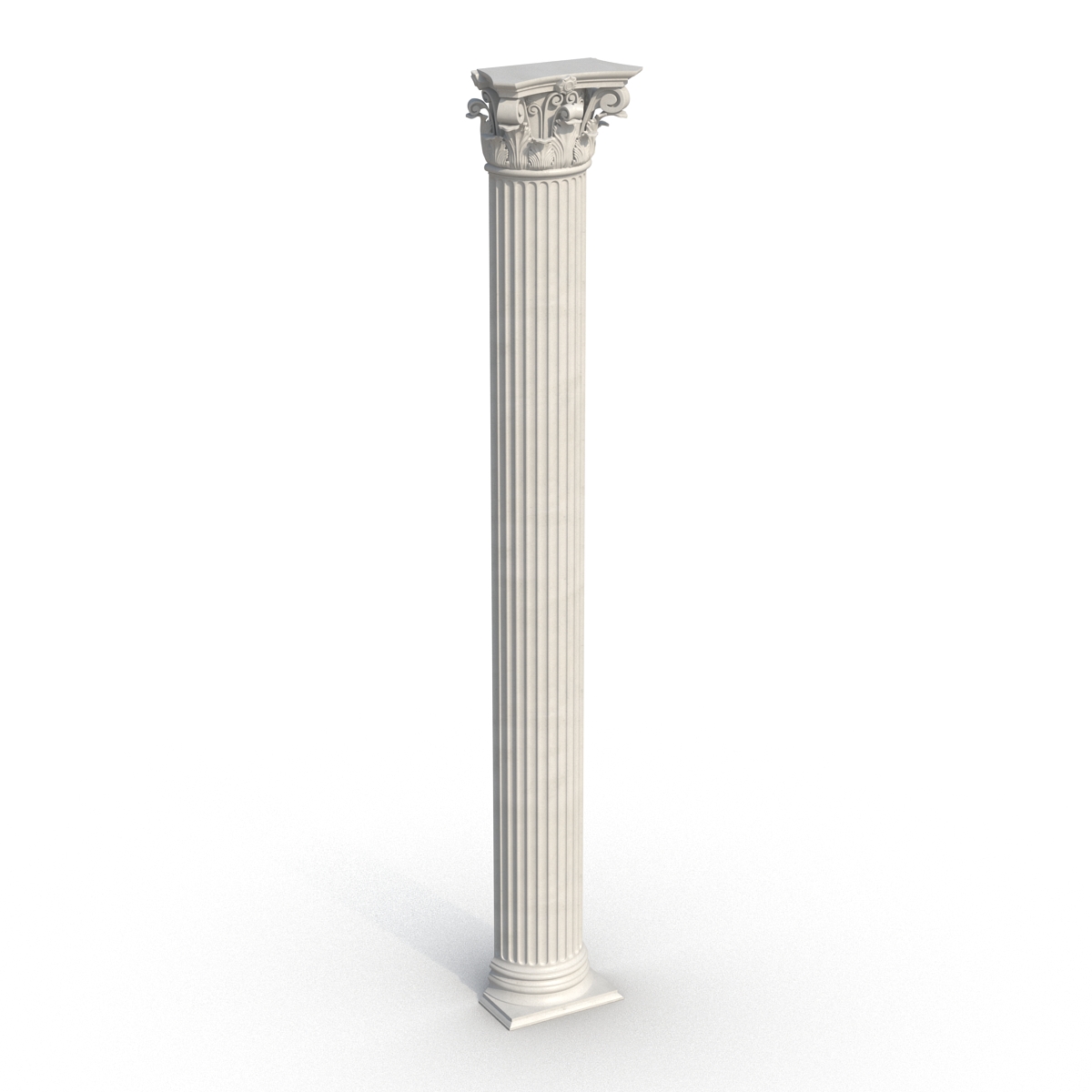 Column Corinthian Greco Roman 3D model