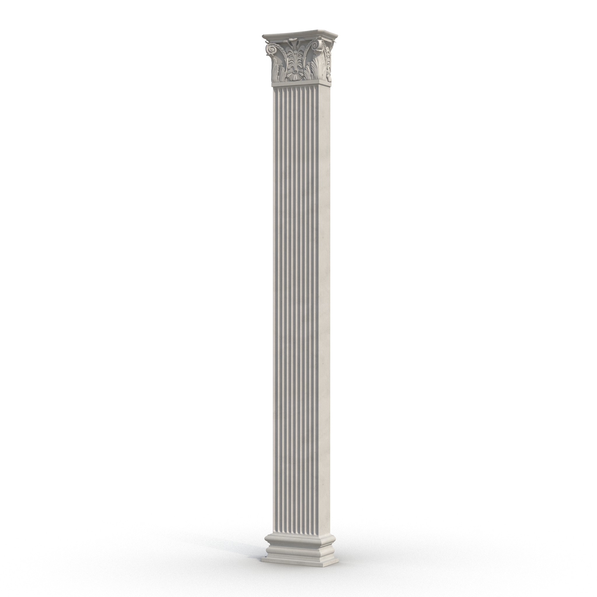 3D Column Corinthian Greco Roman 2