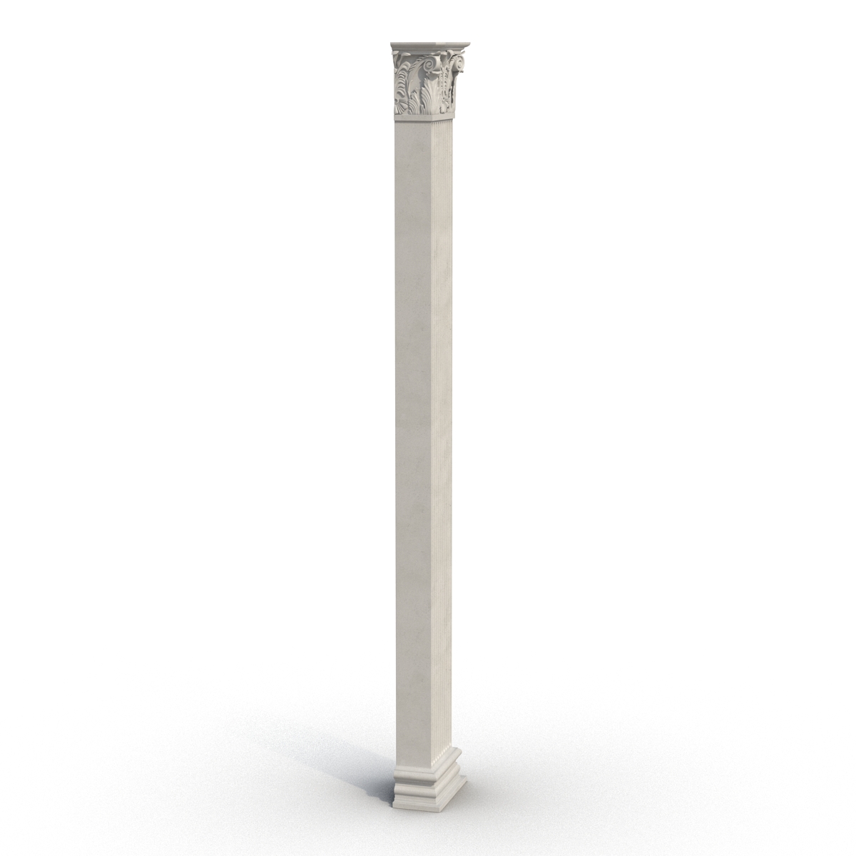 3D Column Corinthian Greco Roman 2