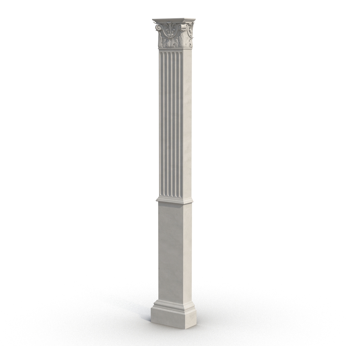 3D Column Corinthian Greco Roman 3