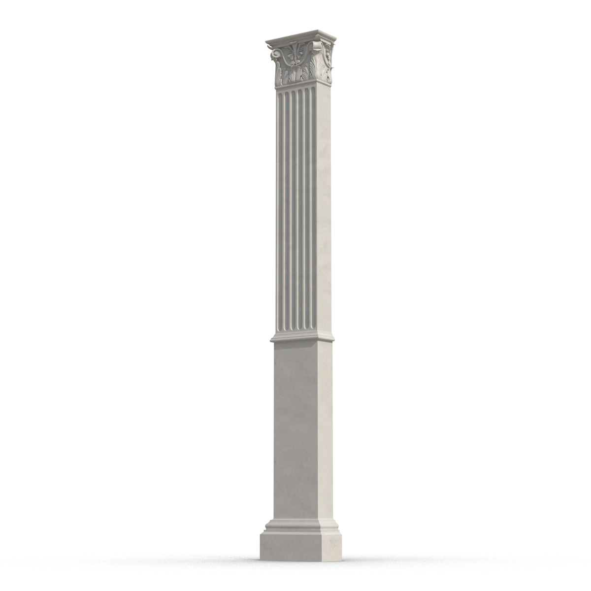 3D Column Corinthian Greco Roman 3