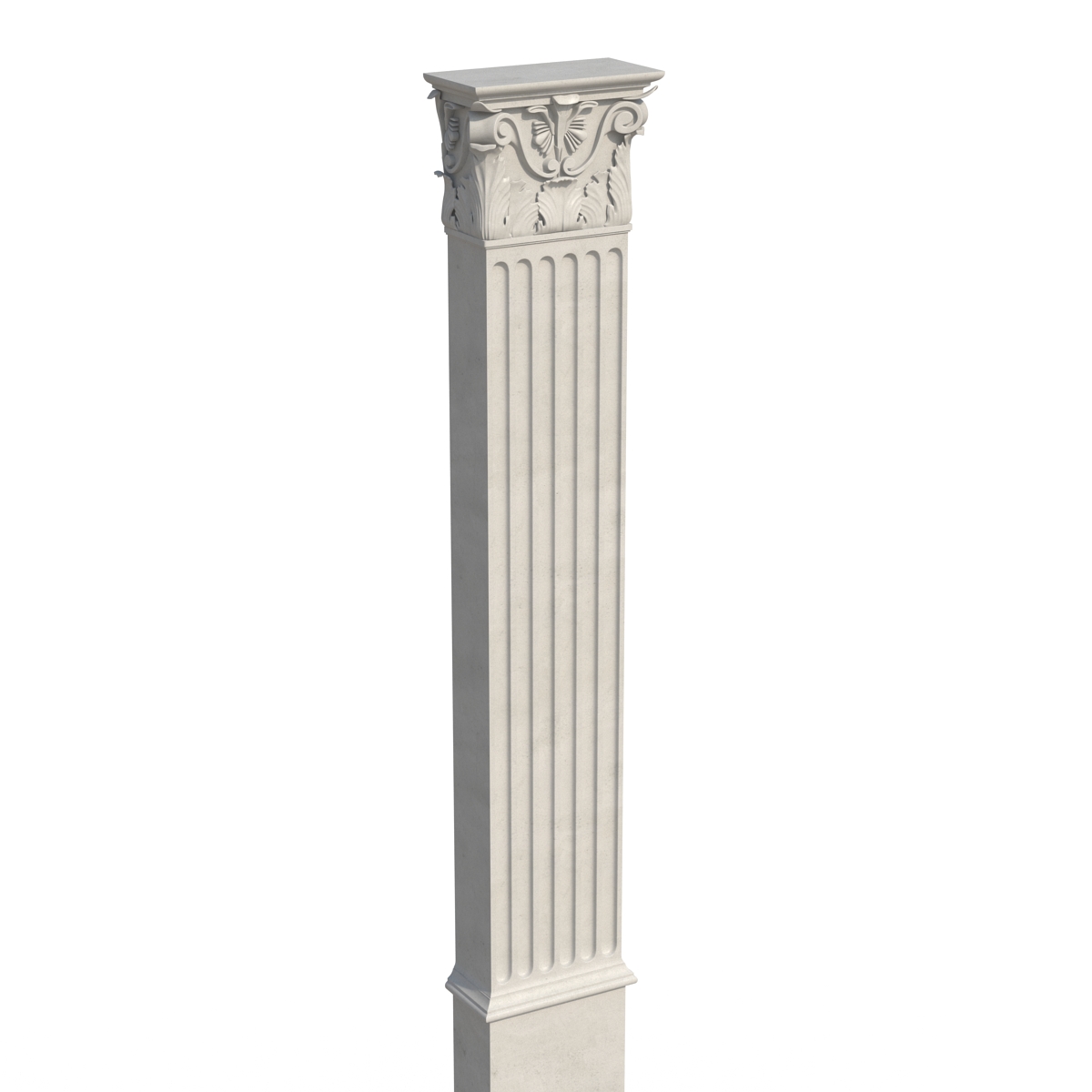 3D Column Corinthian Greco Roman 3