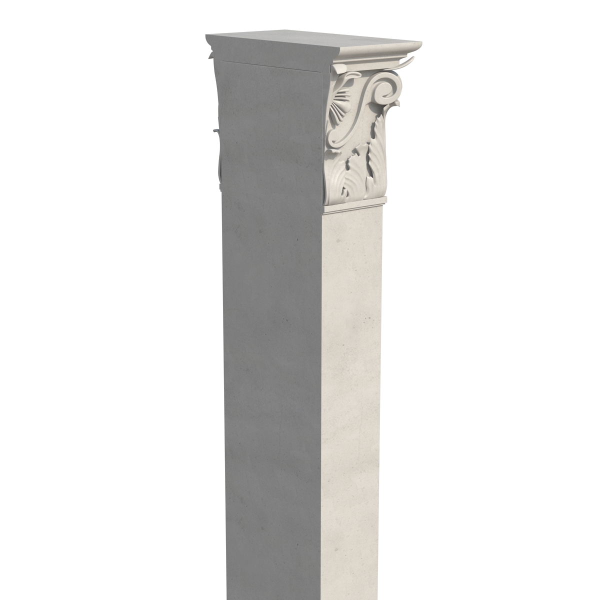 3D Column Corinthian Greco Roman 3