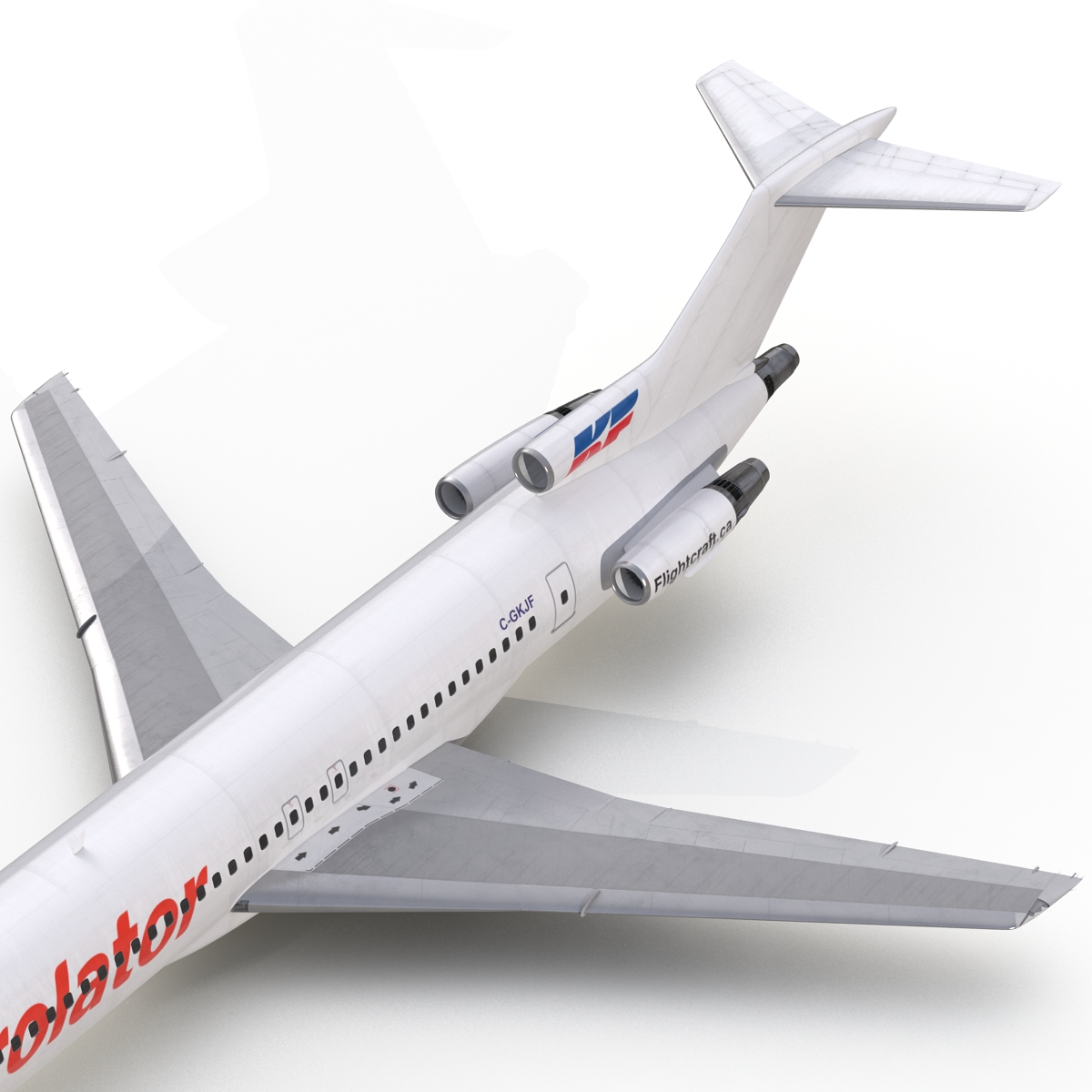 Boeing 727 200 Purolator Kelowna 3D