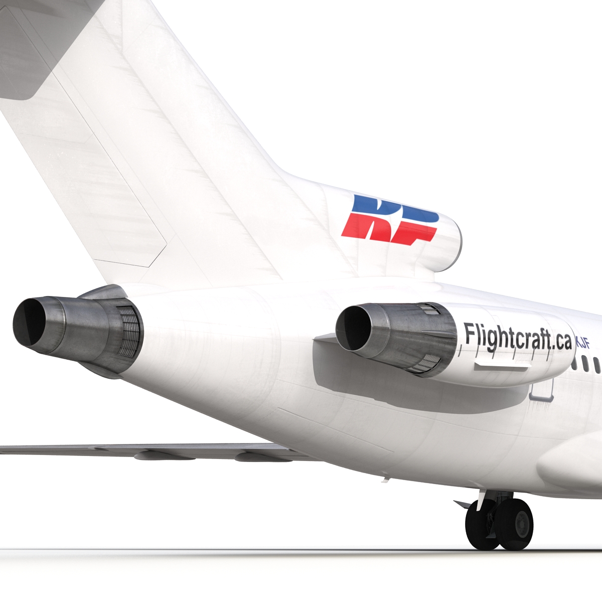 Boeing 727 200 Purolator Kelowna 3D