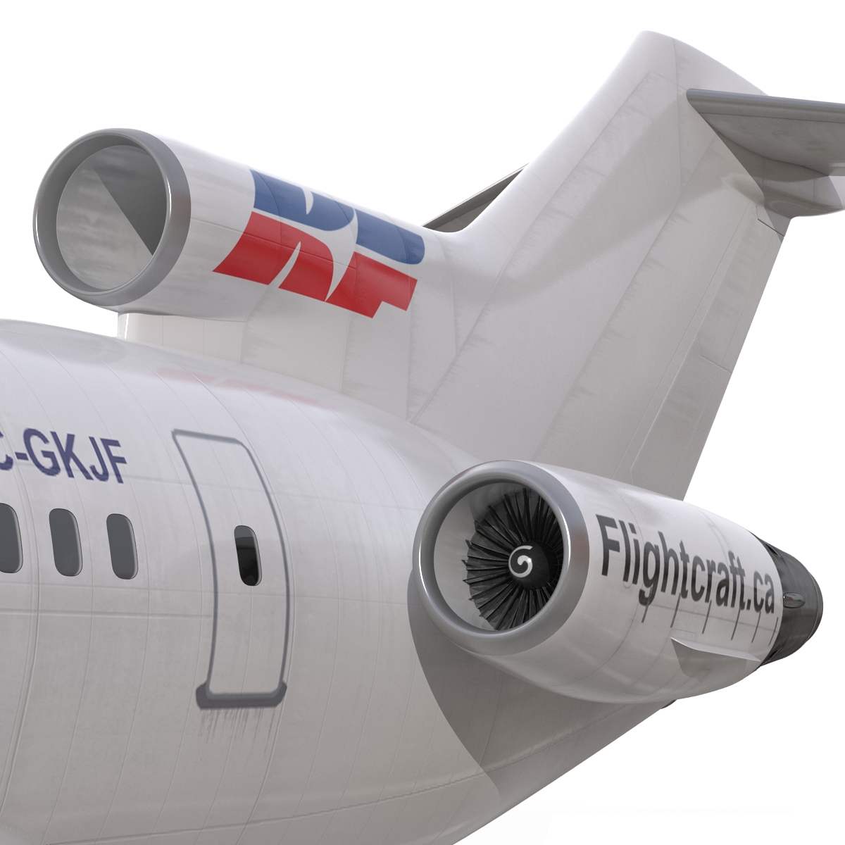 Boeing 727 200 Purolator Kelowna 3D