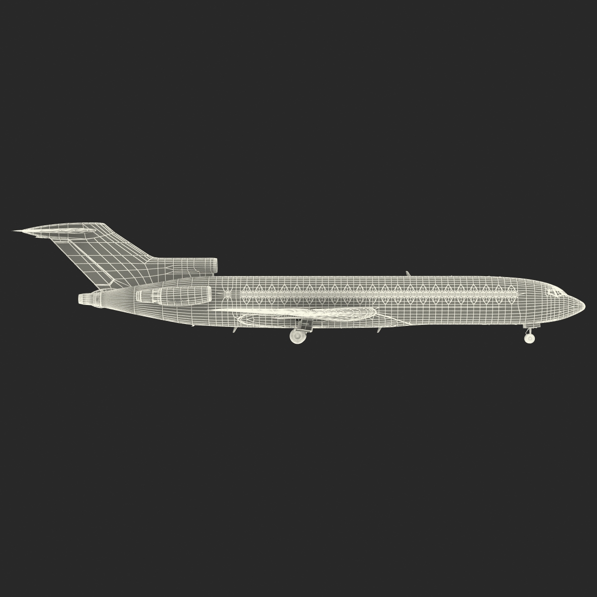 Boeing 727 200 Purolator Kelowna 3D