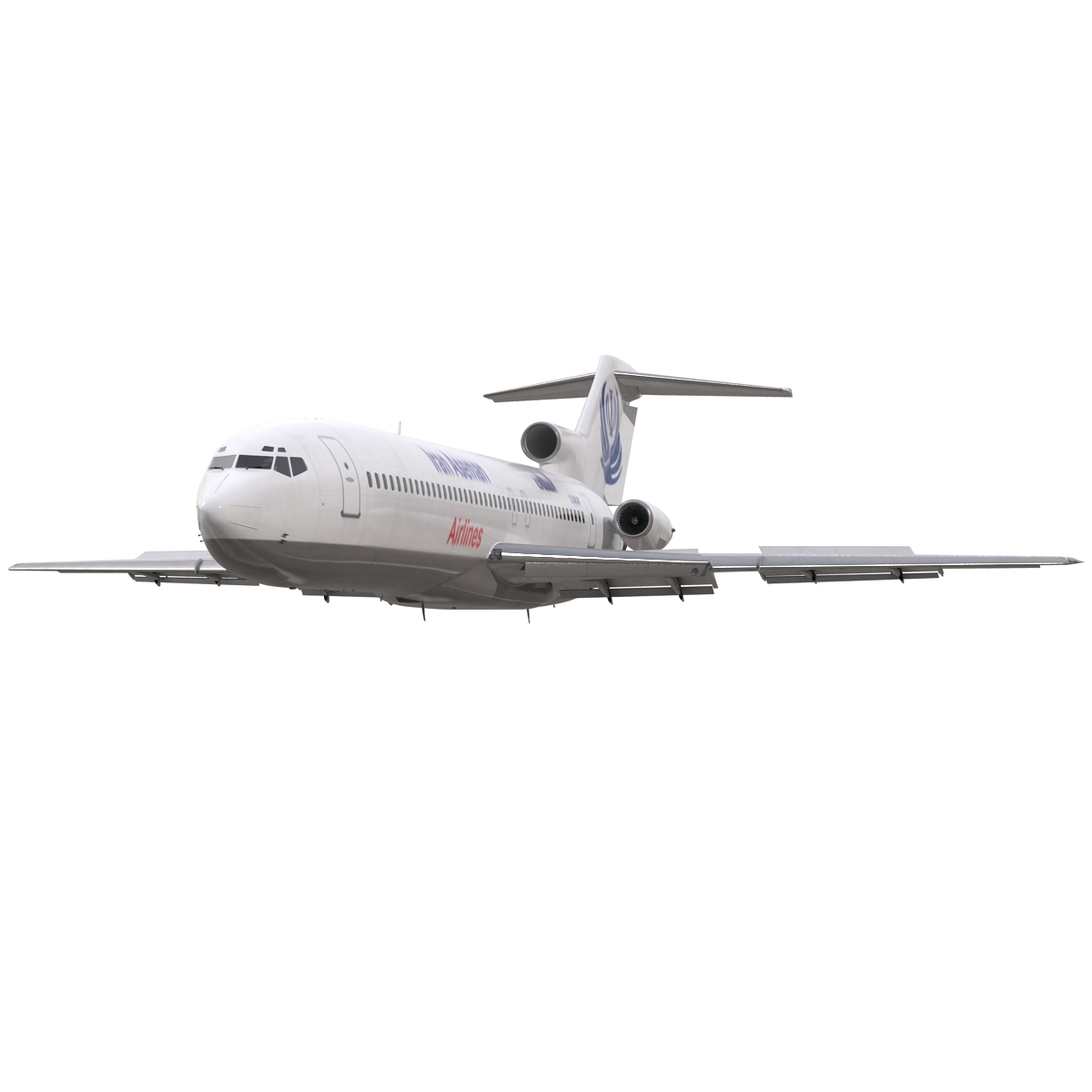 3D Boeing 727 200 Iran Aseman