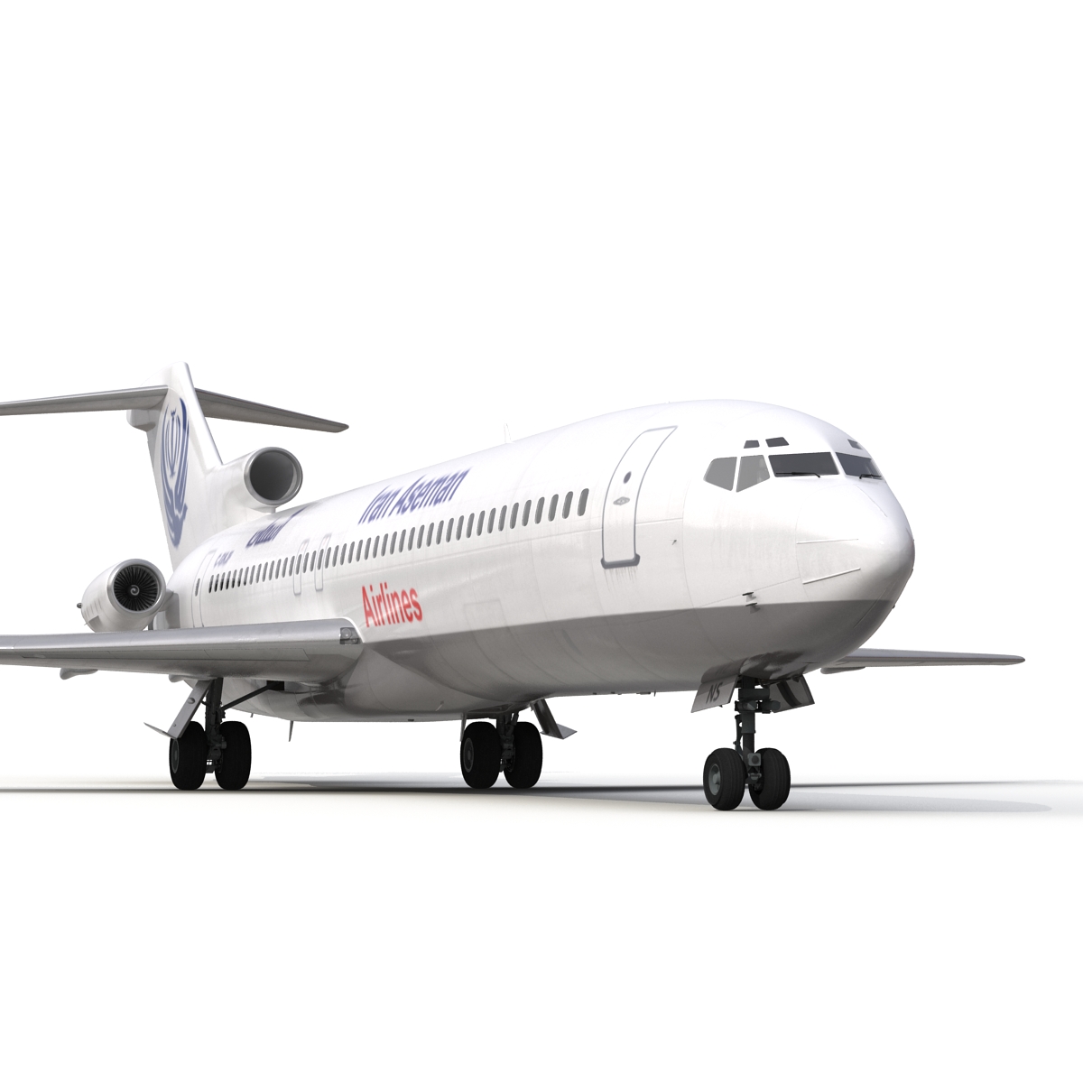 3D Boeing 727 200 Iran Aseman