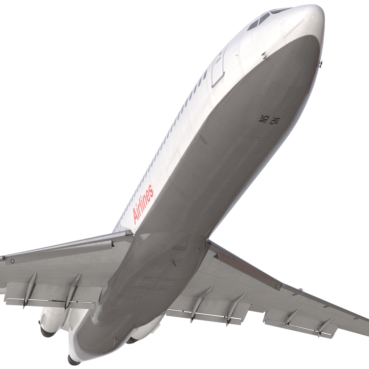 3D Boeing 727 200 Iran Aseman