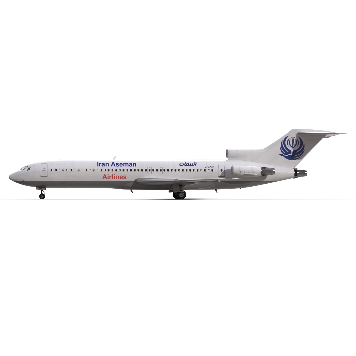 3D Boeing 727 200 Iran Aseman