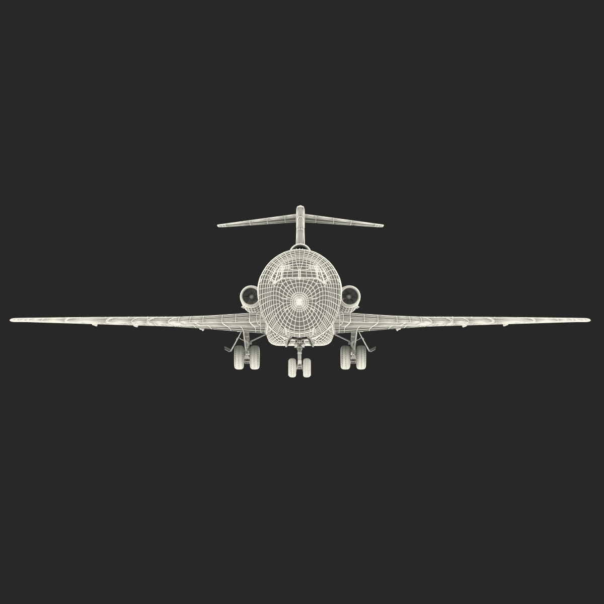 3D Boeing 727 200 Iran Aseman