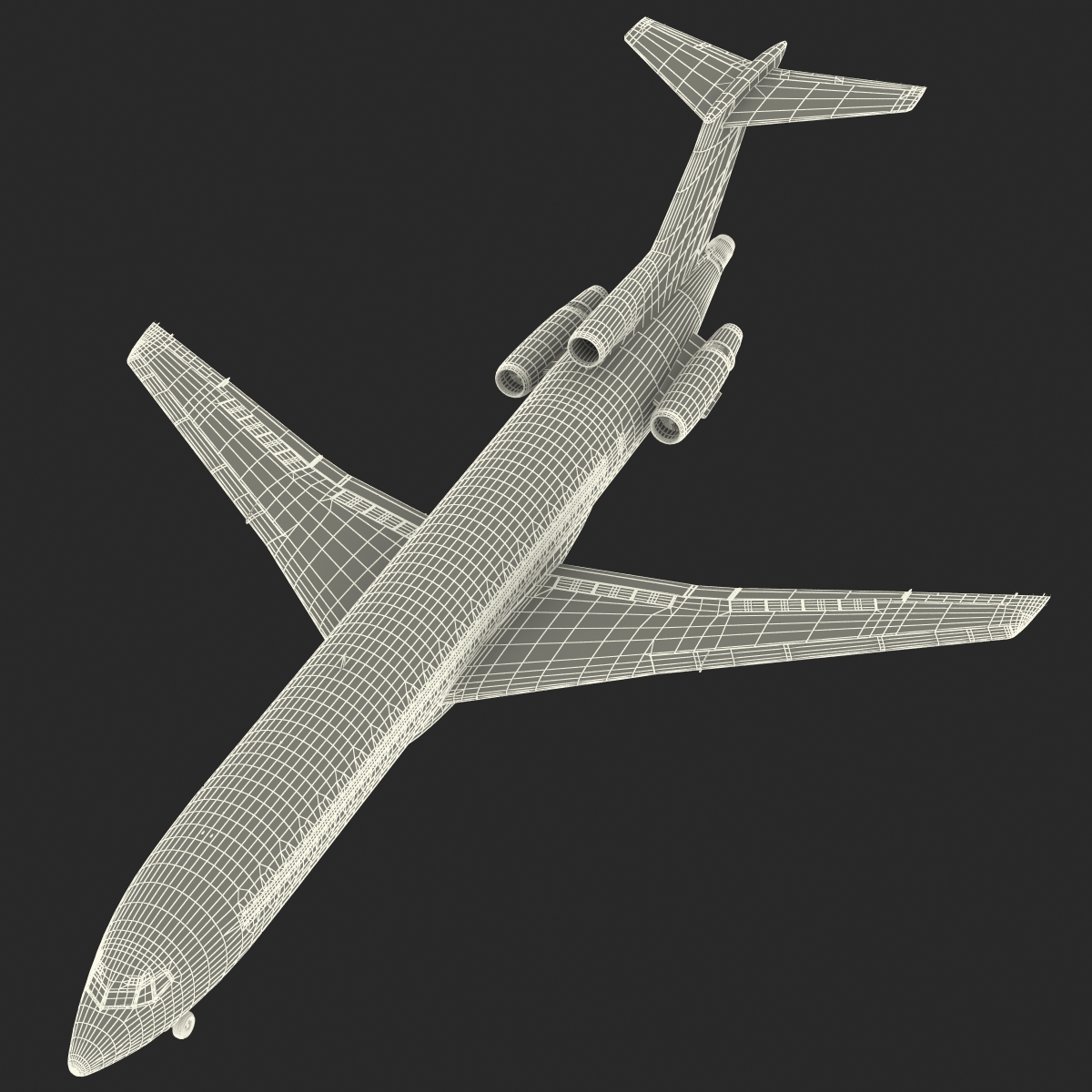 3D Boeing 727 200 Iran Aseman