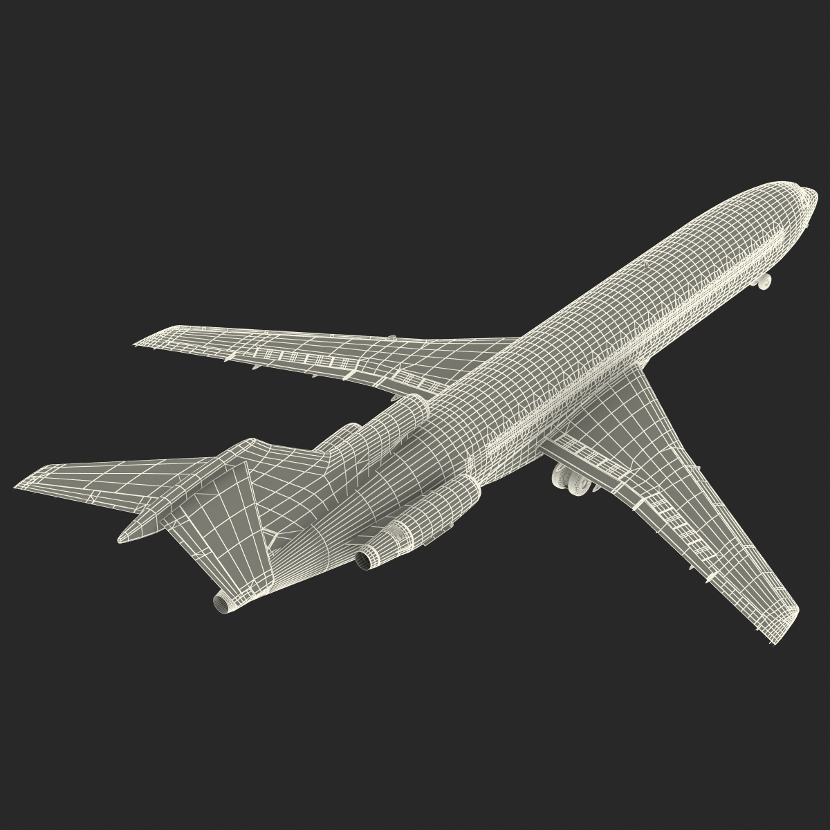 3D Boeing 727 200 Iran Aseman