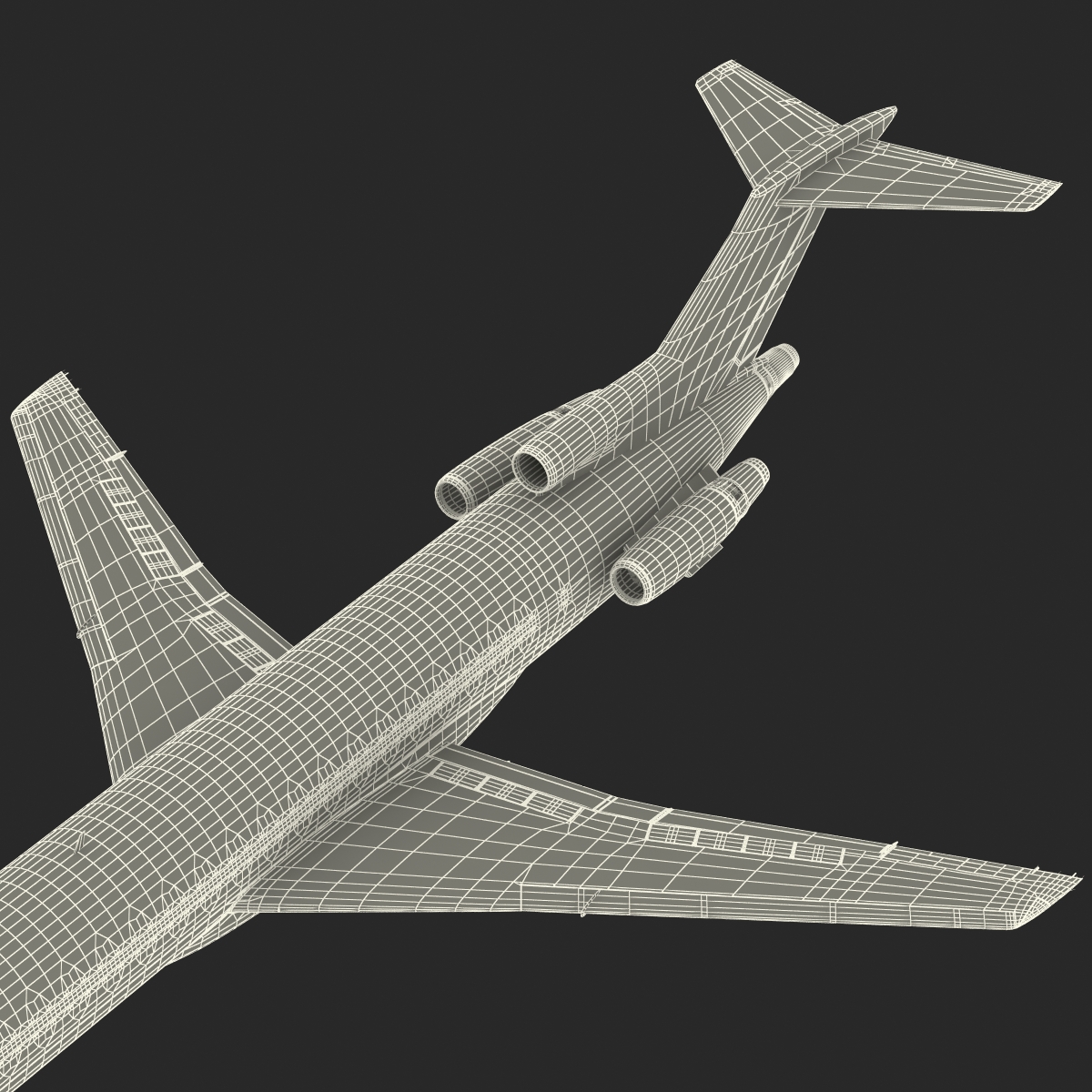 3D Boeing 727 200 Iran Aseman