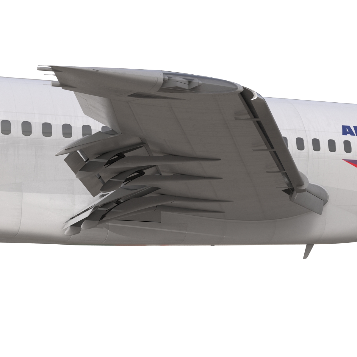 3D model Boeing 727 200 Air France