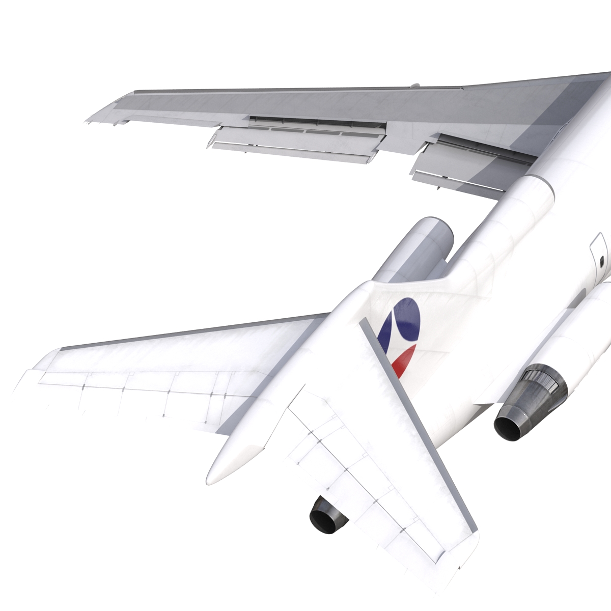 3D model Boeing 727 200 Air France