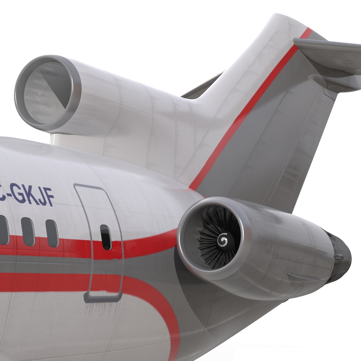 3D Boeing 727 200 Kalitta Air