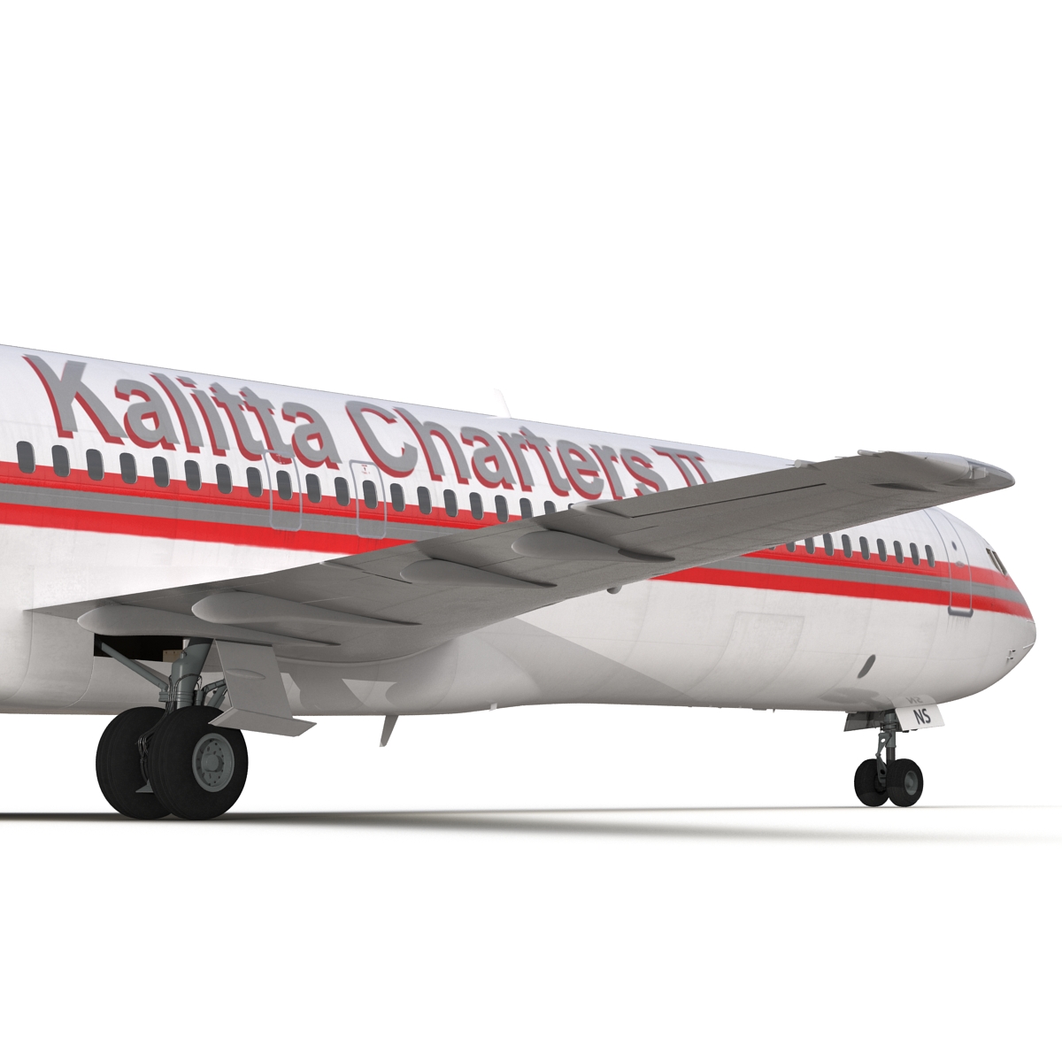 3D Boeing 727 200 Kalitta Air