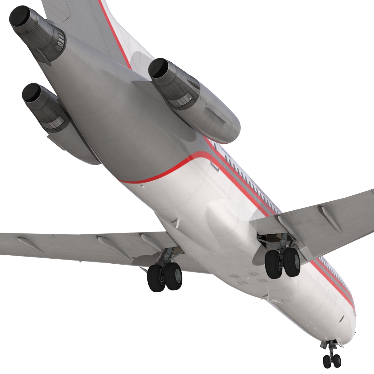 3D Boeing 727 200 Kalitta Air