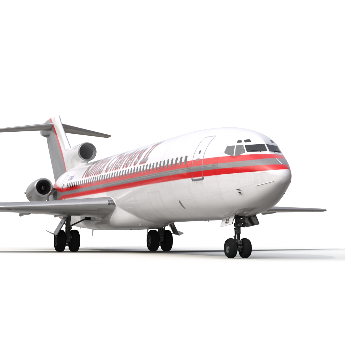 3D Boeing 727 200 Kalitta Air