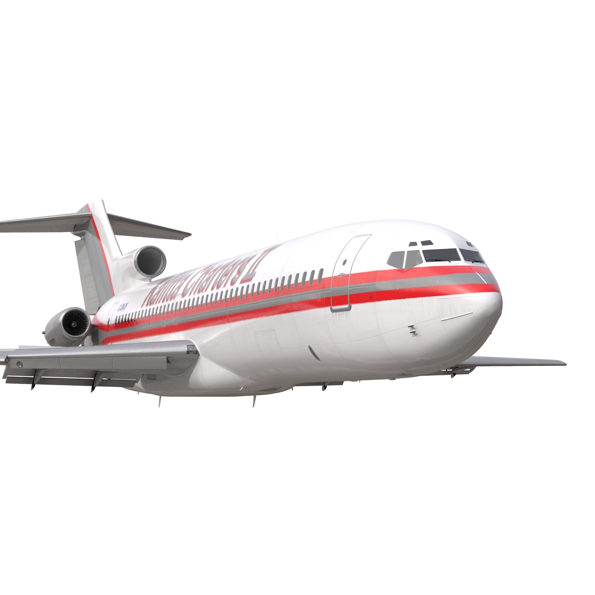 3D Boeing 727 200 Kalitta Air