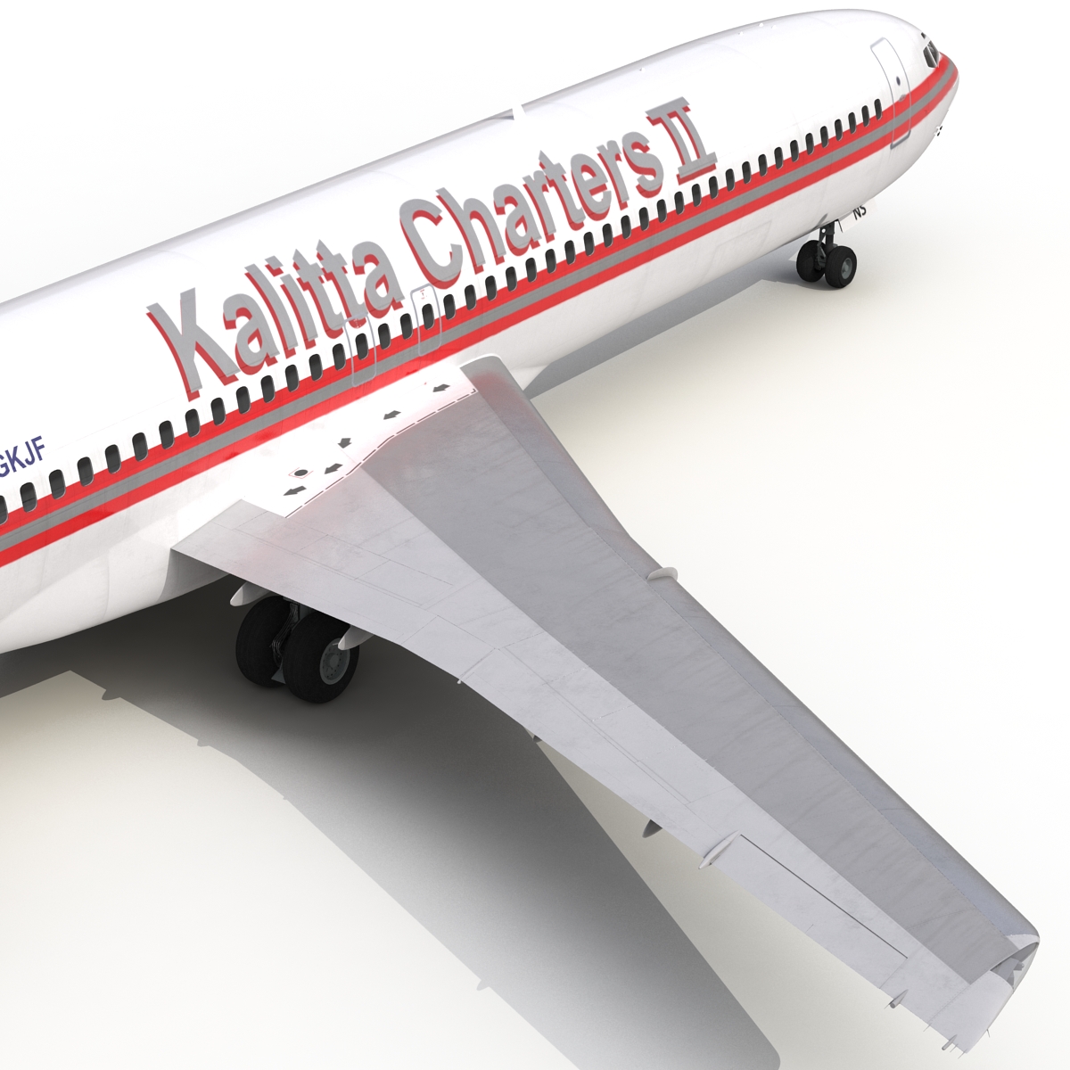 3D Boeing 727 200 Kalitta Air