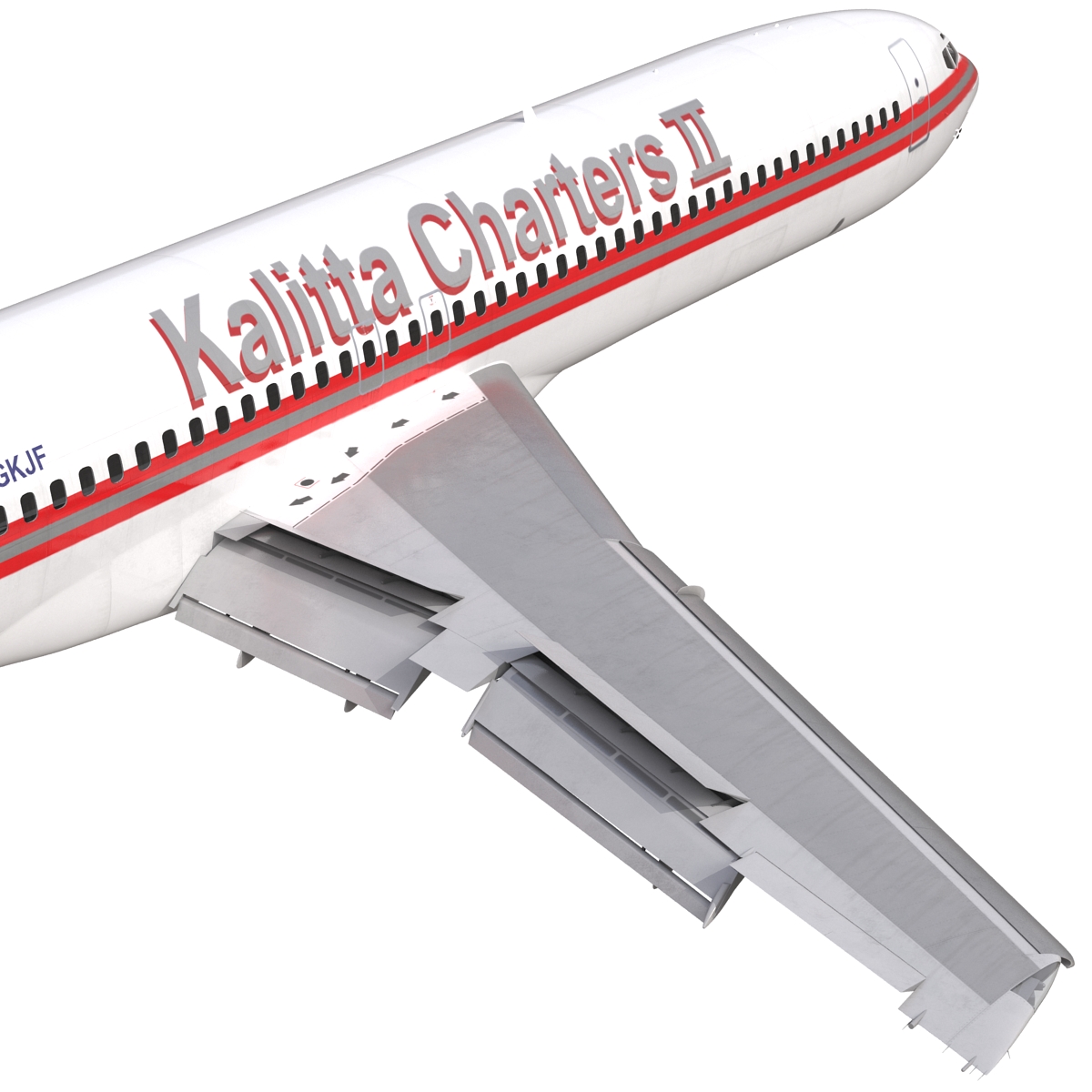 3D Boeing 727 200 Kalitta Air