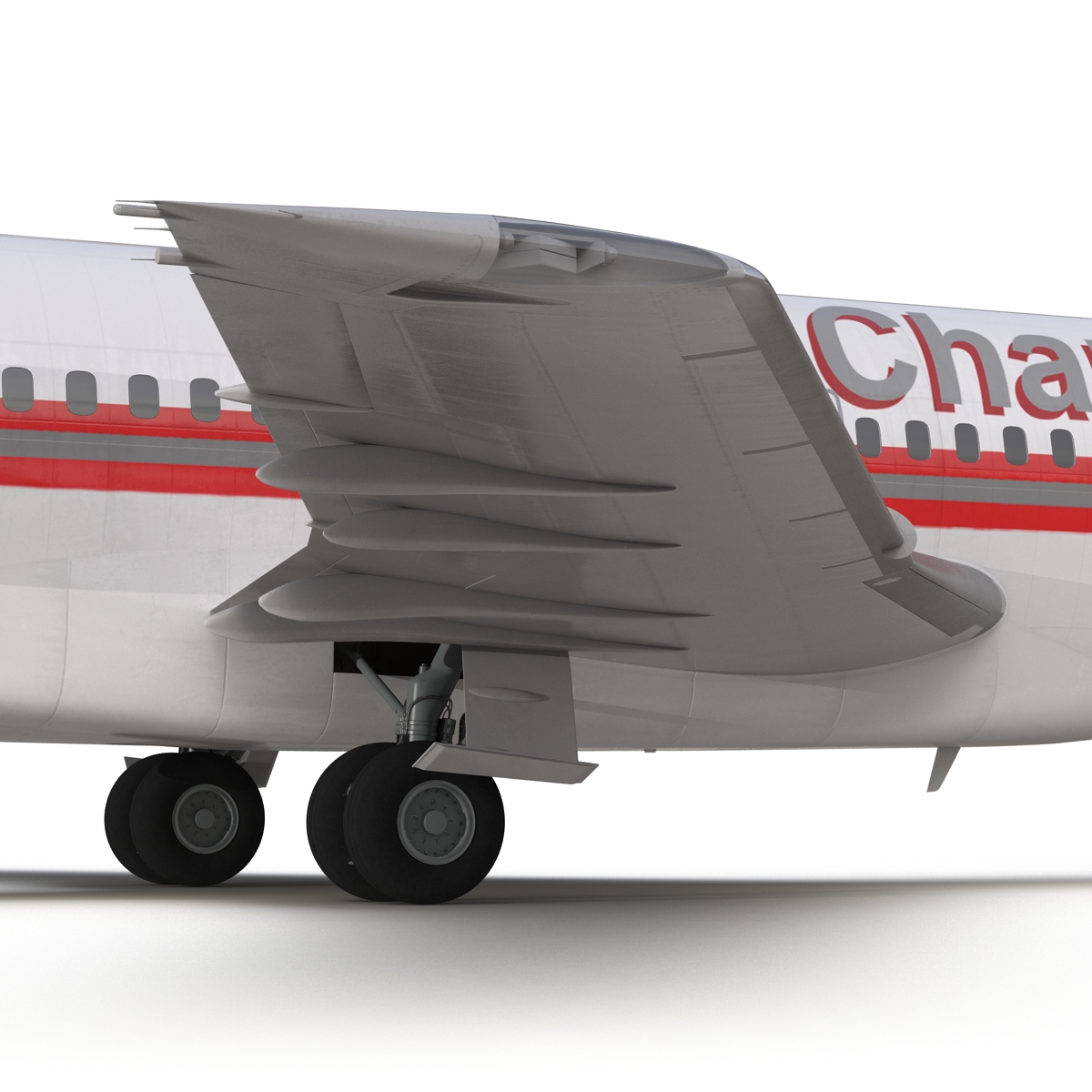 3D Boeing 727 200 Kalitta Air